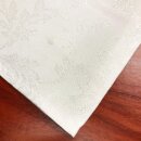 Festlicher Tischläufer Weiss Silber ca 140 x 40 cm Tischband