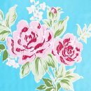 Klebefolie - Möbelfolie - Rosy blau - Rosen - 0,90 m x 15 m Selbstklebefolie