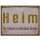 Blechschild - Heim für schwer erziehbare Kinder - Vintage Wandschschild Metall