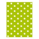 Klebefolie - Möbelfolie Stars - Sterne grün -  45 cm x 200 cm