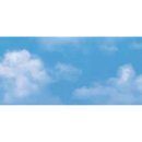 Klebefolie - selbstklebende Möbelfolie Wolkenhimmel Wolken blau -  0,45 m x 15 m