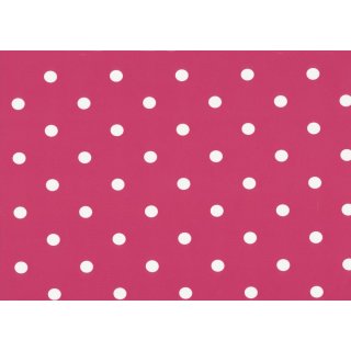Klebefolie - selbstklebende Möbelfolie Pink Punkte  - Dots -  0,45 m x 15 m