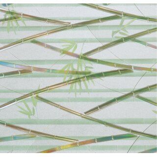 LINEA Fix Dekorfolie statische Fensterfolie Bambus 0.46 m x 20 m
