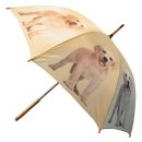 Regenschirm - Stockschirm - Labrador gelb - Schirm