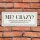 Lustiges Wandschild Blechschild - Me? Crazy? im Vintage Look
