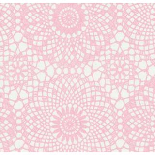 Klebefolie Möbelfolie selbstklebend rosa Spitzen Design 0,45 m x 15 m