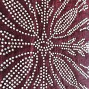 Edler Tischläufer New York - weinrot mit Glitzersteinchen 42 x 145 cm