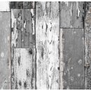 Klebefolie Holzdekor- Möbelfolie Holz Scrapwood grau dunkel 45 cm x 200 cm