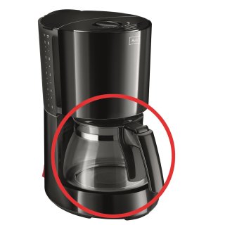 Melitta Ersatz-Kanne, Glaskanne für Kaffeemaschine Enjoy Typ 100201