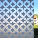 Statische Fensterfolie Elliott Rauten weiß 0,45m x 1,50 m Glasdekorfolie