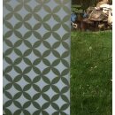 Statische Fensterfolie Elliott Rauten weiß 0,45m x 1,50 m Glasdekorfolie