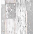 Klebefolie Holzdekor- Möbelfolie Holz Scrapwood grau...