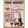 Blechschild RED WINE - Wandschild im Vintage Look