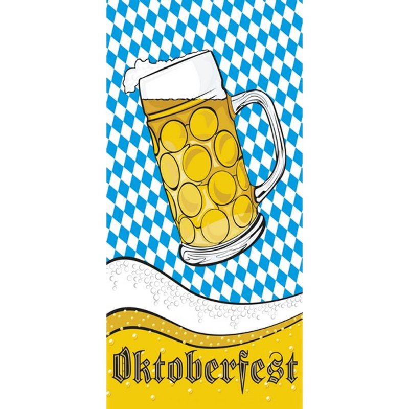 Textilkoster Wandbanner München Oktoberfest Banner Poster Stoff 90 x 180 cm 