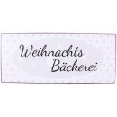Blechschild - WEIHNACHTSB&Auml;CKEREI - Wandschild im...