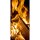 Textilposter Feuer Kaminfeuer XXL Banner Poster Stoff ca 90 x 180 cm