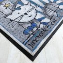 Waschbare Fussmatte New York Cat Monja Klein 50 x 75 cm wash+dry Fußabstreifer