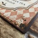 Vintage Blechschild - Fine Blend Tea Wandschschild Metall