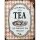Vintage Blechschild - Fine Blend Tea Wandschschild Metall