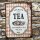 Vintage Blechschild - Fine Blend Tea Wandschschild Metall