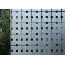 Statische Fensterfolie - JOY static Dekorfolie - Manhatten Karo 0,90 x 20 Meter
