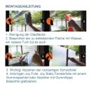 Statische Fensterfolie - JOY static Dekorfolie - Manhatten Karo 0,90 x 20 Meter