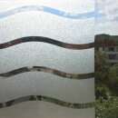 Dekorfolie statische Fensterfolie Wave Wellen Maxirolle 0.90 x 20 Meter