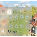 Statische Fensterfolie JOY static Blumen Dekorfolie Maxirolle 0.90 x 20 Meter