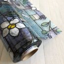 LINEA Fix statische Fensterfolie GLS 4657 Blumen Dekorfolie 0,92 m x 20 m
