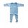 Baby Overall Strampler Schlafanzug " Ich liebe dich bis zum Mond " Blau, Gr. 86/92