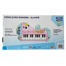 KidsMedia Einhorn Klavier, Kinder Keyboard Sound Effekte ca. 43x23cm - Nr. 22250