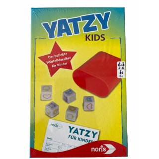 Noris Spiele - Yatzy Kids - Reisespiel für Kinder ab 6 Jahren - Nr.: 606094223 Würfelspiel