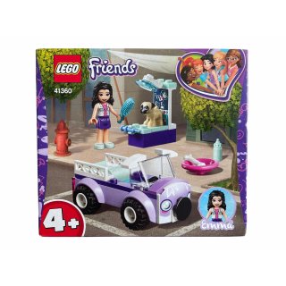 Lego Friends Emmas Mobile Tierarztpraxis, Spielset mit Emma als Minipuppe und Hundefigur -Nr.: 41360