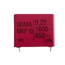 WIMA MKP10-1600 220N 0,22 Impulskondensator, 220nF, 27,5mm