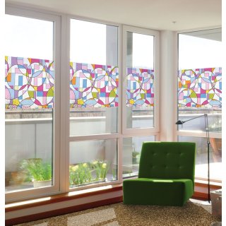 LINEA Fix Dekorfolie statische Fensterfolie GLS-4652 46 x 150 cm Glasdekorfolie 