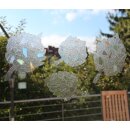 LINEA Fix Dekorfolie statische Fensterfolie Iris  0,46 x 20 Meter Maxirolle