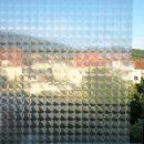 Statische Fensterfolie Vitrostatic Tronque Karo Dekorfolie 0,90 x 15 Meter