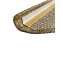 Stufenteppich - Stufenmatte Merida Sisal beige 17 x 56 cm
