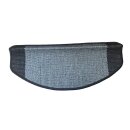 Stufenteppich - Stufenmatte Lugano Sisal Anthrazit 25x65 cm