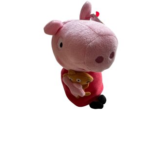 TY Beanie Peppa Pig Beannie Babies Kuscheltier, Plüsch Figur 15 cm, Nr. 46128
