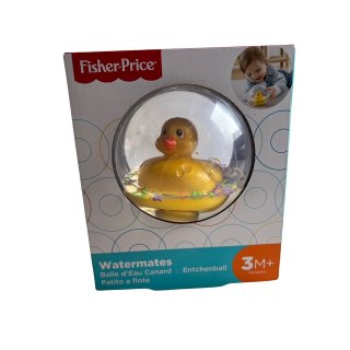 Fisher Price Entchenball, schwimmende Ente in Gelb  - ab 3 Monaten - Nr.: DVH21, 75676