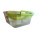 Rotho Memory Salatbox, Lunchbox, Menübox, Frischebox 1 L Grün