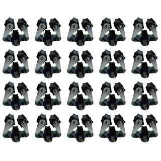 20 Gerätehalter Werkzeughalter Besenhalter Wandhalter Halterung Gartengeräte incl. Schrauben und Dübel