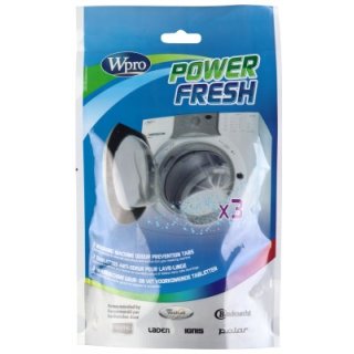 Wpro Power Fresh für die Waschmaschine Geruchsneutralisierende Tabs - AFR300