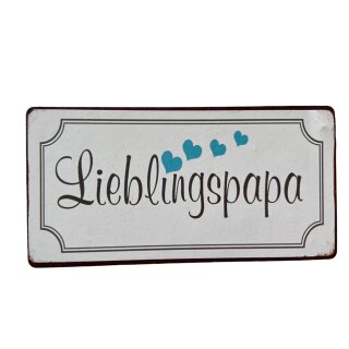 Kühlschrankmagnet im Antik Look - Lieblingspapa