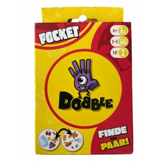 Asmodee Dobble Pocket Kartenspiel - finde das Paar, ab 6 Jahren Nr.: ASMD0048