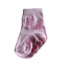2 Paar Snoopy & Belle Baby Socken Anti Rutsch Noppen, Rosa-Weiß Gr. 74/80