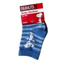 2 Paar Snoopy Baby Socken Anti Rutsch Noppen, Blau-Weiß, Gr. 62/68