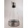Emsa Flow Kühlkaraffe 1 Liter, Glaskaraffe mit Edelstahl 505219