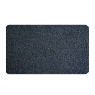 Fußmatte, Saugaktivmatte, Schmutzfangmatte ca.75x130 cm schwarz, Fußabstreifer waschbar Baumwolle